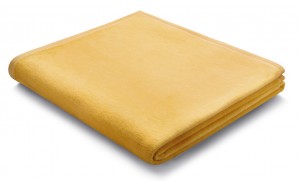 Плед 150х200 Biederlack Pure cotton gelb