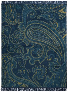 Плед 150х200 Biederlack Dark velvet paisley