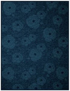 Плед 150х200 Biederlack Dark velvet peony