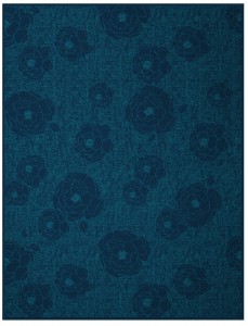 Плед 150х200 Biederlack Dark velvet peony
