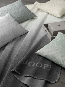 Плед 150х200 Biederlack JOOP! Ombre mintgrun-silber