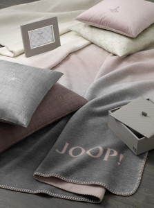 Плед 150х200 Biederlack JOOP! Ombre rose-natur