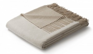 Плед 130х170 Biederlack Soft impression beige-creme