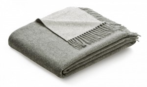 Плед 130х170 Biederlack Soft impression grau-silber