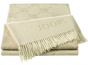Плед 130х180 Biederlack JOOP! Faded Cornflower natur
