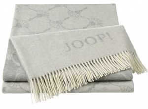 Плед 130х180 Biederlack JOOP! Faded Cornflower graphit