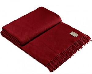 Плед 230х250 Hamam Qashmare rouge красный