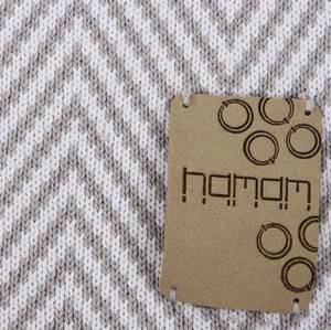Плед 130х180 Hamam Meyzer white/gleam белый/серый