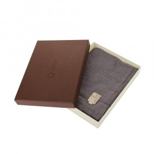 Плед 130х180 Hamam Hanim darkgrey темно-серый