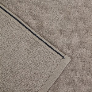 Полотенце махровое 100х150 Hamam Qashmare Contrast  vapour/navy дым/синий