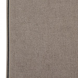 Полотенце махровое 90х180 Hamam Qashmare Contrast  vapour/navy дым/синий