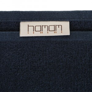 Полотенце махровое 50х100 Hamam Qashmare navy темно-синий