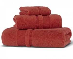 Полотенце махровое 50х100 Hamam Pera chilli powder кирпичный