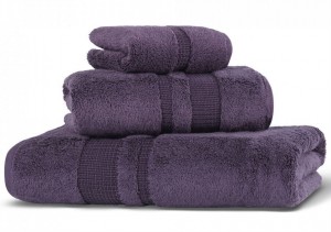 Полотенце махровое 50х100 Hamam Pera violet фиолетовый