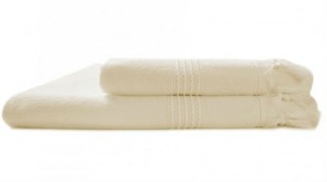 Полотенце махровое 100х150 Hamam Meyzer Tassels ivory слоновая кость