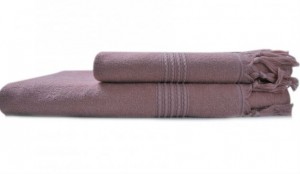 Полотенце махровое 100х150 Hamam Meyzer Tassels lavender лаванда