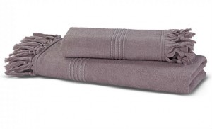 Полотенце махровое 100х150 Hamam Meyzer Tassels wisteria темно-сиреневый