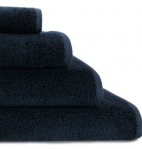 Полотенце махровое 50х100 Hamam Glam steel blue темно-синий