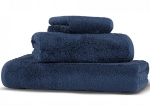Полотенце махровое 30х40 Hamam Glam steel blue темно-синий