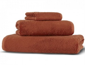 Полотенце махровое 30х40 Hamam Glam  terra cotta терракотовый