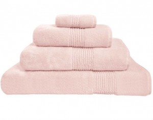 Полотенце махровое 100х150 Hamam Galata Organic blush бледно-розовый