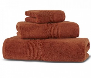 Полотенце махровое 70х140 Hamam Galata Organic brick терракотовый