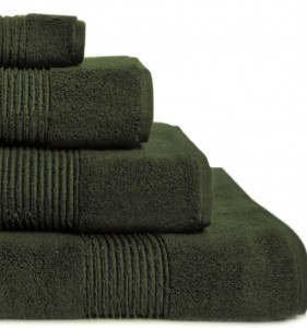 Полотенце махровое 50х76 Hamam Galata Organic olive оливковый