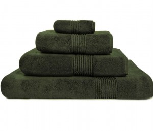 Полотенце махровое 30х40 Hamam Galata Organic olive оливковый