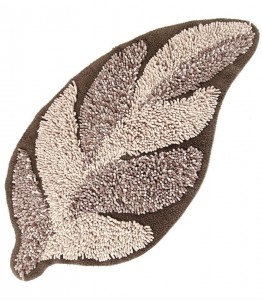 Коврик для ванной 55x110 PHP Home Philosophy Leaf tortora коричневый Коврик для ванной 55x110 PHP Home Philosophy Leaf tortora коричневый