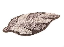 Коврик для ванной 55x110 PHP Home Philosophy Leaf  tortora коричневый