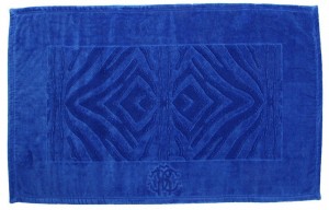 Коврик для ванной 60x90 Roberto Cavalli Zebrona blue синий Коврик для ванной 60x90 Roberto Cavalli Zebrona blue синий