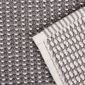Коврик для ванной 50x80 Hamam Payas oyster/dark grey (слоновая кость/серый)