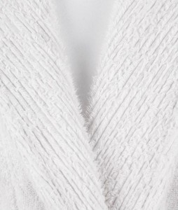 Халат махровый Hamam Galata Organic Contrast white белый