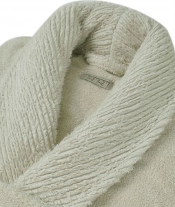 Халат махровый Hamam Galata Organic Contrast flax льняной