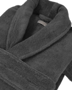 Халат махровый Hamam Pera  dark grey тёмно-серый