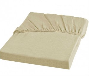 Простыня на резинке 180х200х45 Hamam Wrinkle Washed дым