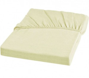 Простыня на резинке 160х200х45 Hamam Wrinkle Washed слоновая кость