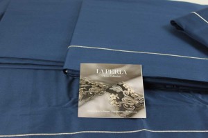 Постельное белье 2 спальное евро La Perla Cleopatra blu