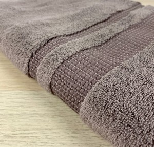 Полотенце махровое 30х40 Hamam Pera iron (темный серо-коричневый)