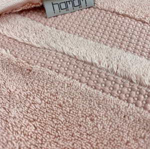 Полотенце махровое 70х140 Hamam Pera misty rose (пыльно-розовый)
