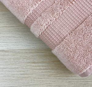 Полотенце махровое 70х140 Hamam Pera misty rose (пыльно-розовый)