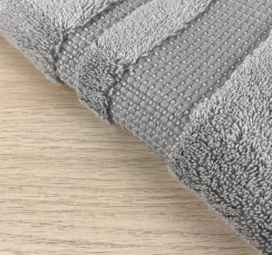 Полотенце махровое 30х40 Hamam Pera dark frost (серо-голубой)