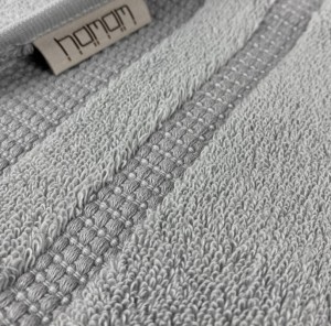 Полотенце махровое 30х40 Hamam Pera dark frost (серо-голубой)