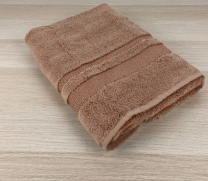 Полотенце махровое 30х40 Hamam Pera cafe au late (темная карамель)