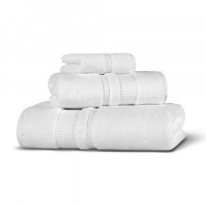Полотенце махровое 100х200 Hamam Pera white (белый),