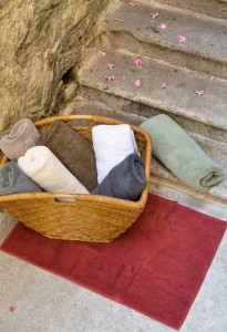 Коврик для ванной Pera Woven roasted almond (карамель) 60х95 см от Hamam