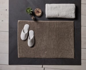 Коврик для ванной Wavy Organic ivory (слоновая кость) 60x95 от Hamam