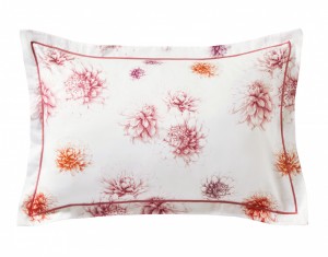 Постельное белье 2 спальное евро DAHLIAS PINK от Blanc des Vosge