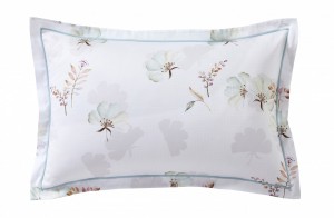 Постельное белье из сатина 2 спальное евро DELICATESSE PERLE от Blanc des Vosge