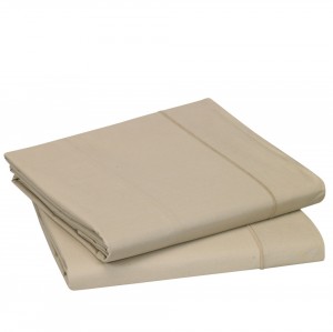 Постельное белье из сатина 2 спальное евро PLAIN CHANVRE от Blanc des Vosge